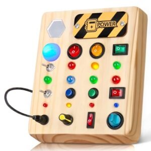 Wooden Sensory Board Switch Toy
