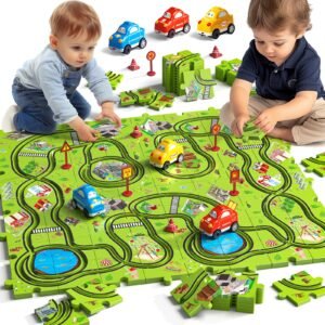 Puzzle Race Track Car Set Toys