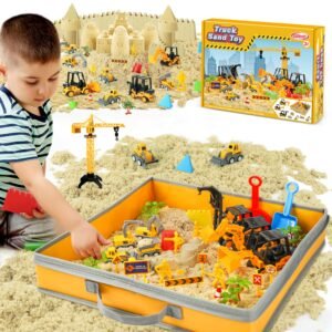 Sand Construction Kit with Big Foldable Sandbox