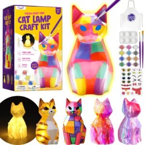 Paint Your Own Cat Lamp Kit