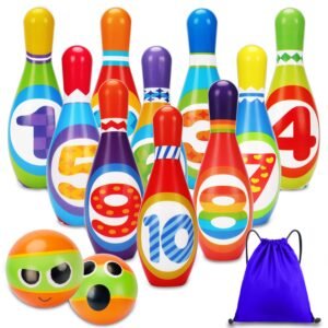 Kids Bowling Set 2-5 Toddler Indoor Bowling Game Toy
