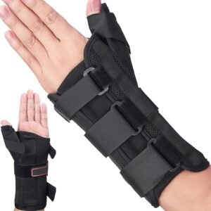 Wrist Brace & Thumb Spica Splint, for De Quervain's Tenosynovitis, Tendonitis, Carpal Tunnel & Arthritis Wrist Support Thumb Splint