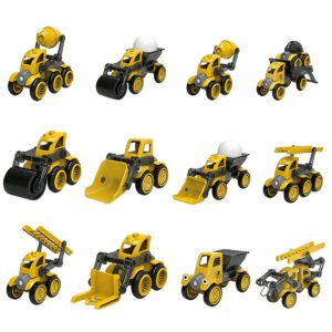Magnetic Construction Vehicle Toy Set