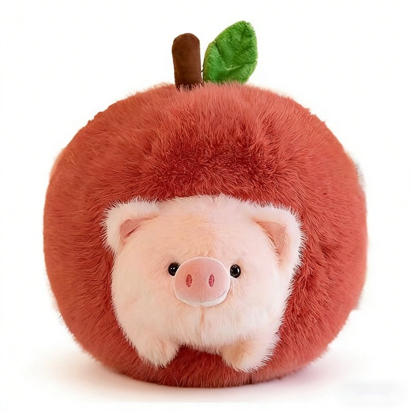 M7-1006 Apple Pig Plush