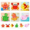 Wooden Sea Animal Puzzle